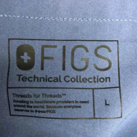 FIGS- Men’s Blue Axim Cargo Scrub Pants - Picture 7 of 13